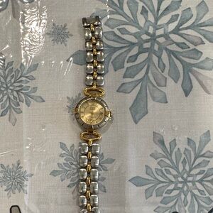 Anne Klein Silver and Gold Women's Watch
